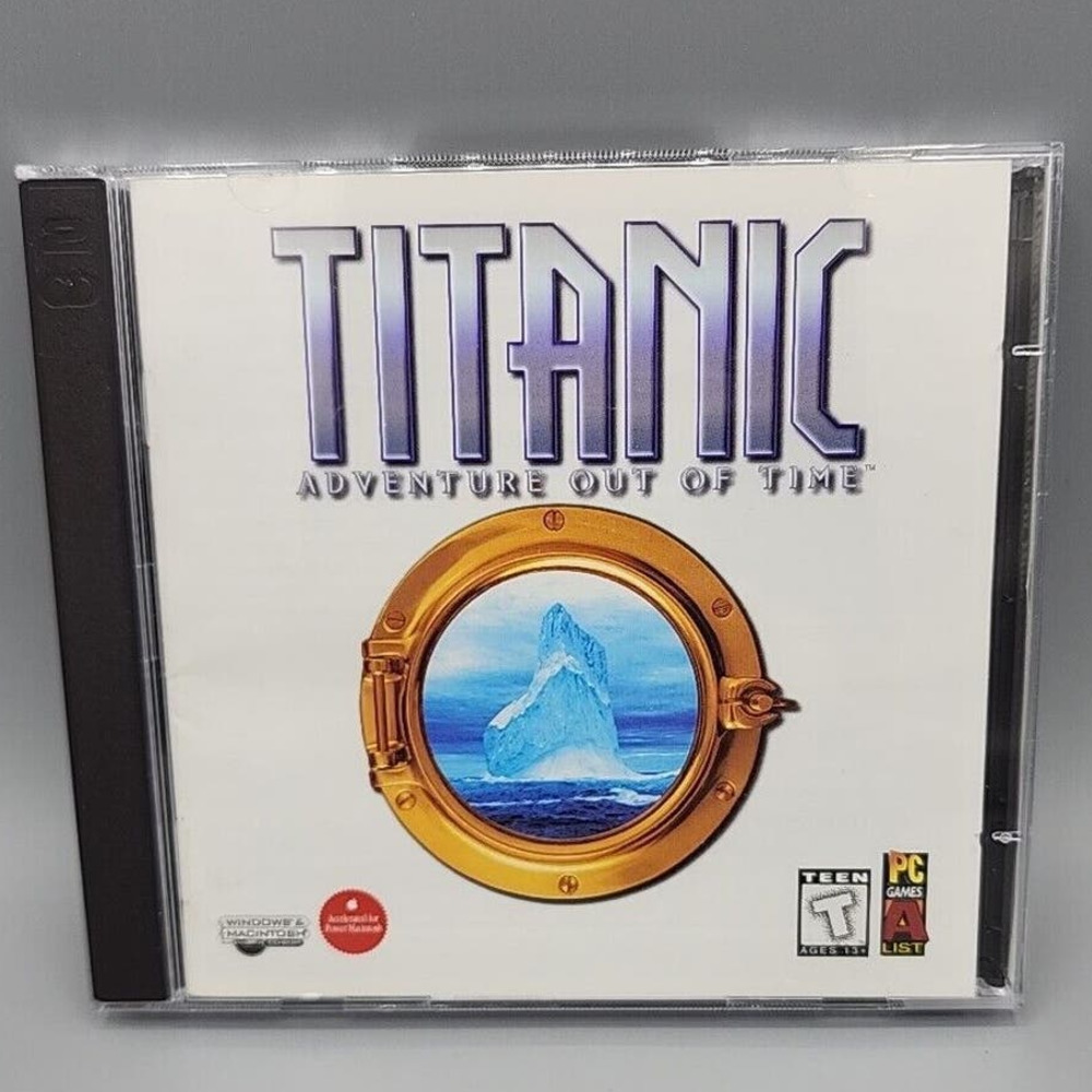 Titanic: Adventure Out of Time PC Game 1996 2 Discs Includes Manual